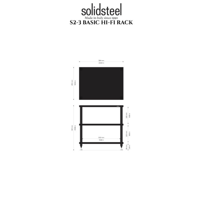 SolidSteel S2-3 Black