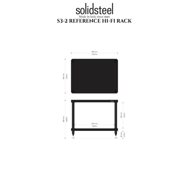 Solid Steel 3-2 Black