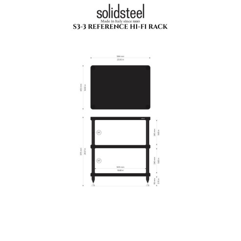 SolidSteel S3-3 Black