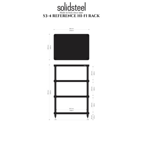 SolidSteel S3-4 Black