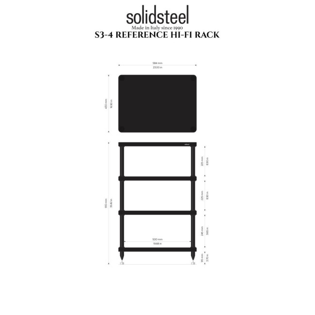SolidSteel S3-4 Black
