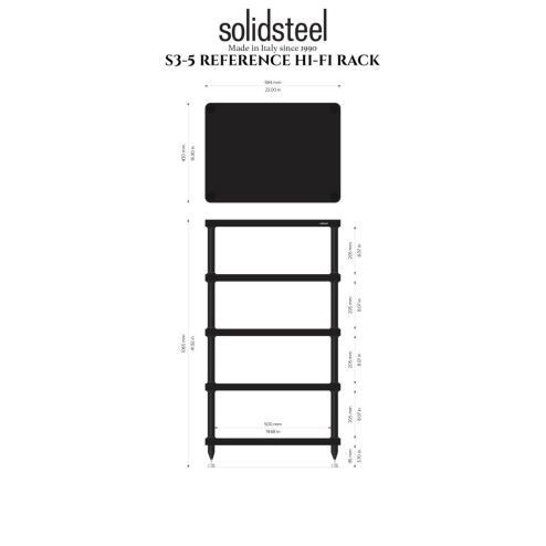 SolidSteel S3-5 Black
