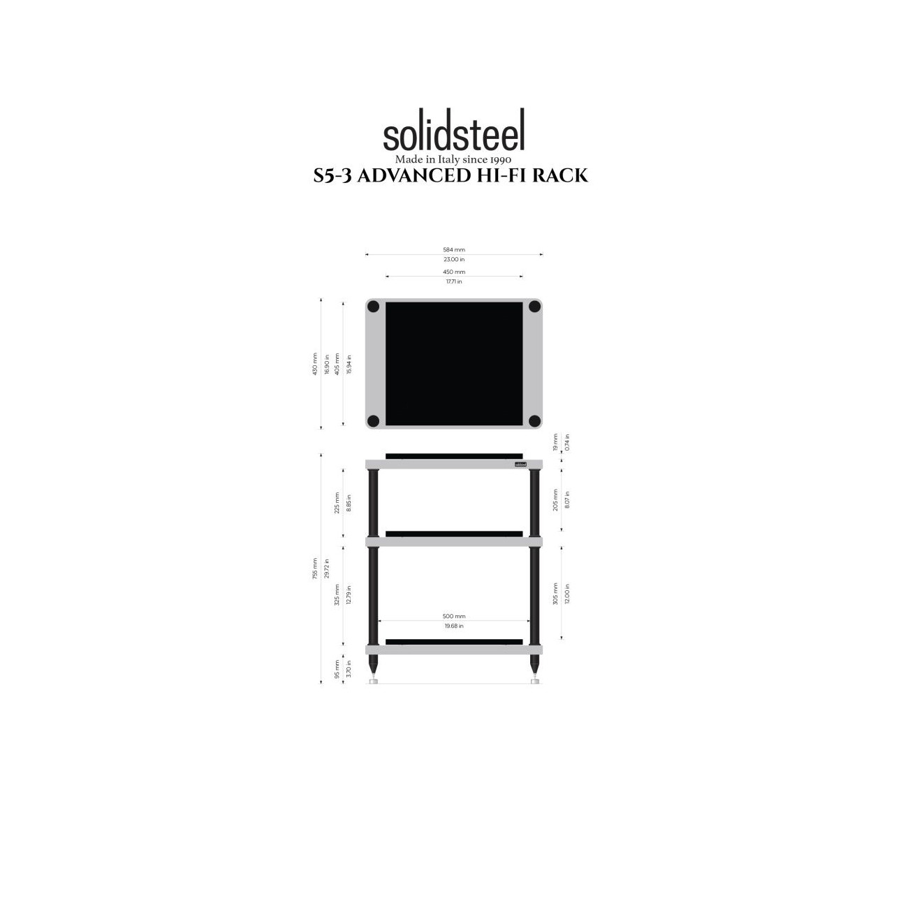 SolidSteel S5-3 Black
