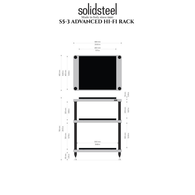 SolidSteel S5-3 Black