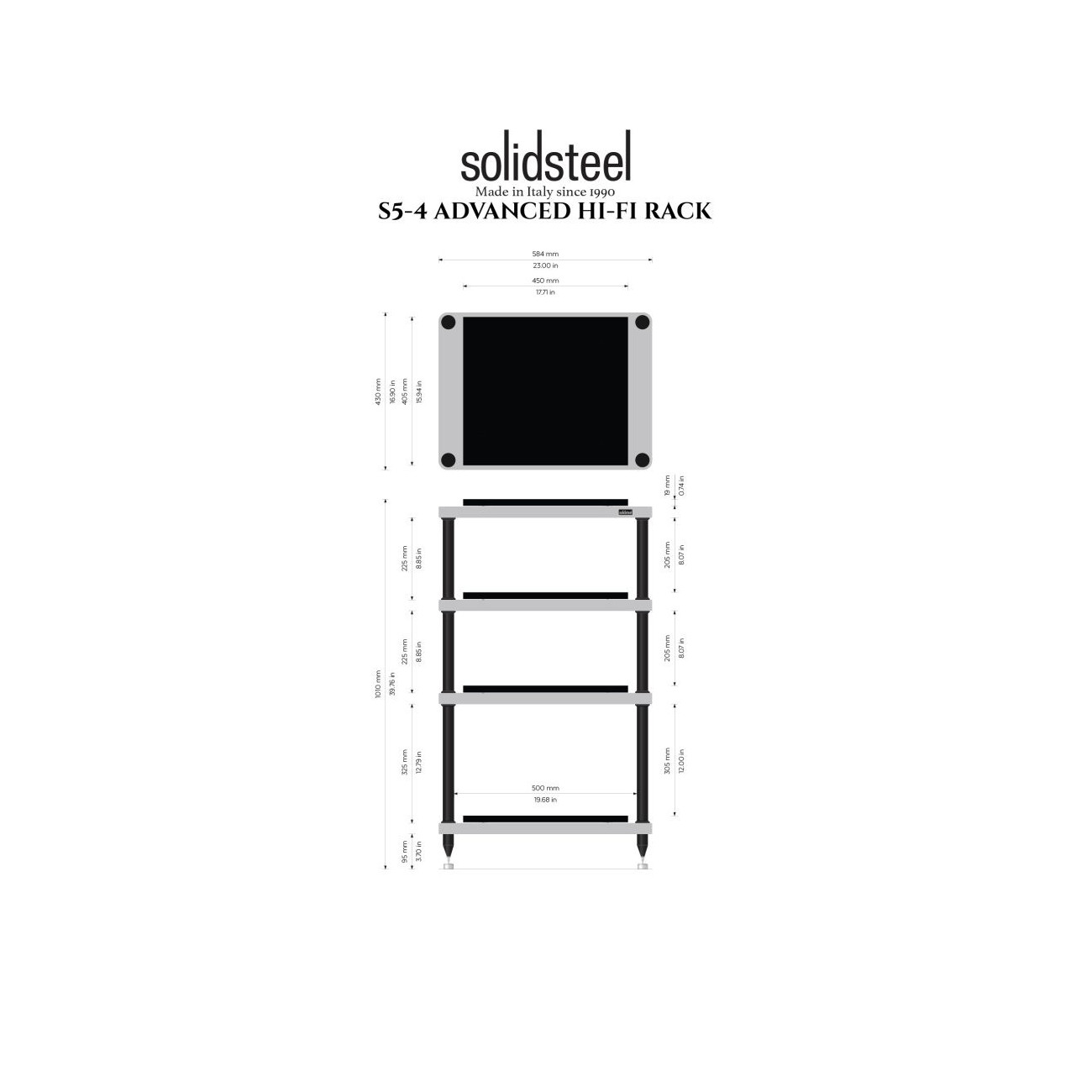 SolidSteel S5-4 Black