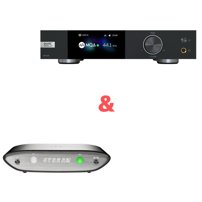 EverSolo Z8 DAC* (*OPEN-BOX) + iFi Audio Zen Stream* (*OPEN-BOX)