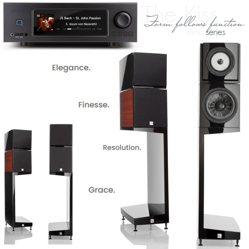 Vienna Acoustics The Kiss* (*EX-DEMO) + Aurender AP20 Reference All-In-One Music Server Amplifier