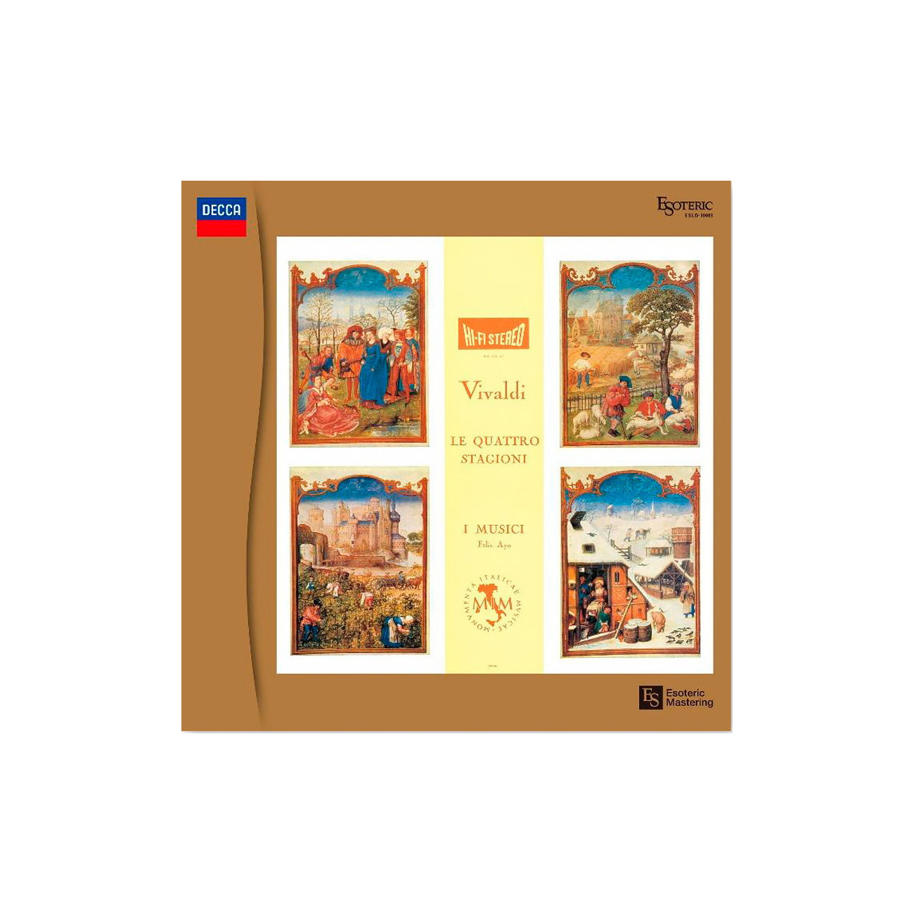 Analog Vinyl LP - VIVALDI: Le Quattro Stagioni - I Musici, Felix Ayo