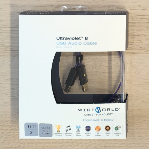WIREWORLD USA Ultraviolet 8 USB 2.0 A-B 0,6m NEW-IN-BOX