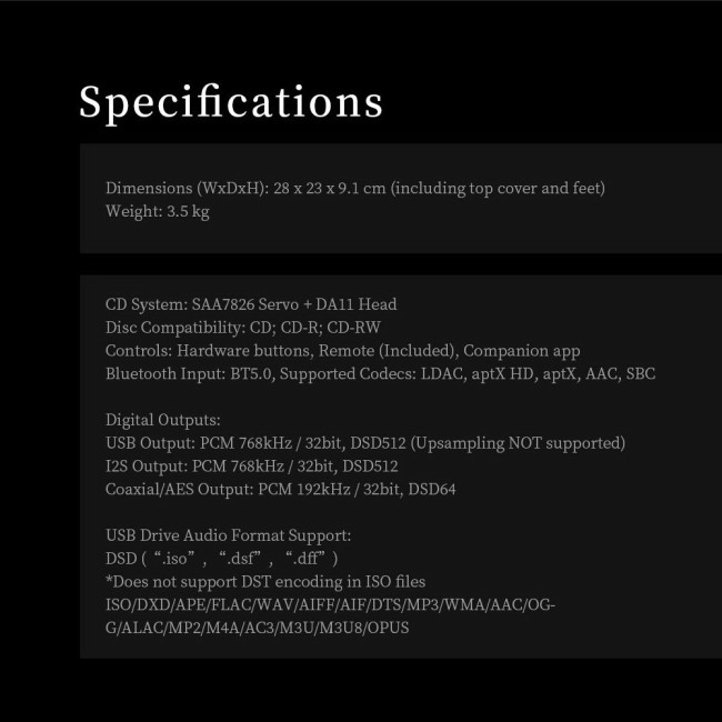 Shanling CT-90 High-End CD Transport