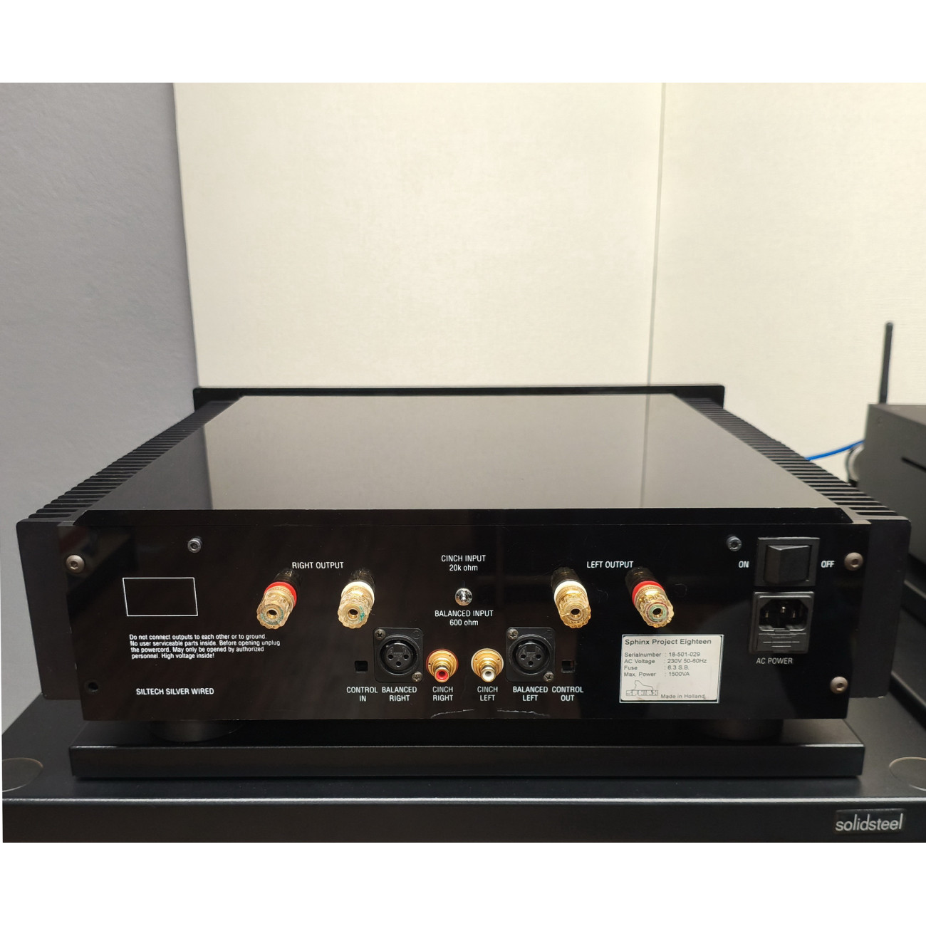 Sphinx Project Eighteen Dual Mono Power Amplifier