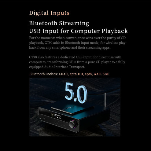 Shanling CT-90 High-End CD Transport Black