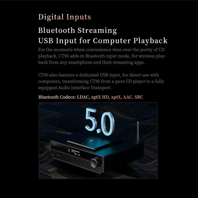 Shanling CT-90 High-End CD Transport Black