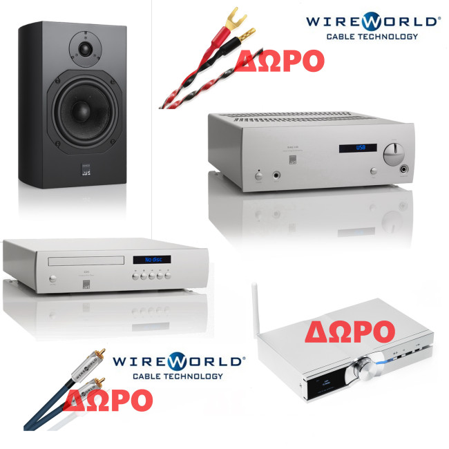 ATC 11, ATC SIA2-100 + ΔΩΡΟ iFi Neo Stream & WireWorld Interconnect + Speaker Cable