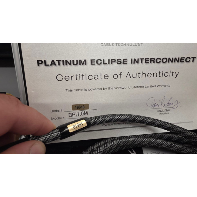 Wireworld USA Platinum Eclipse Interconnect 1m