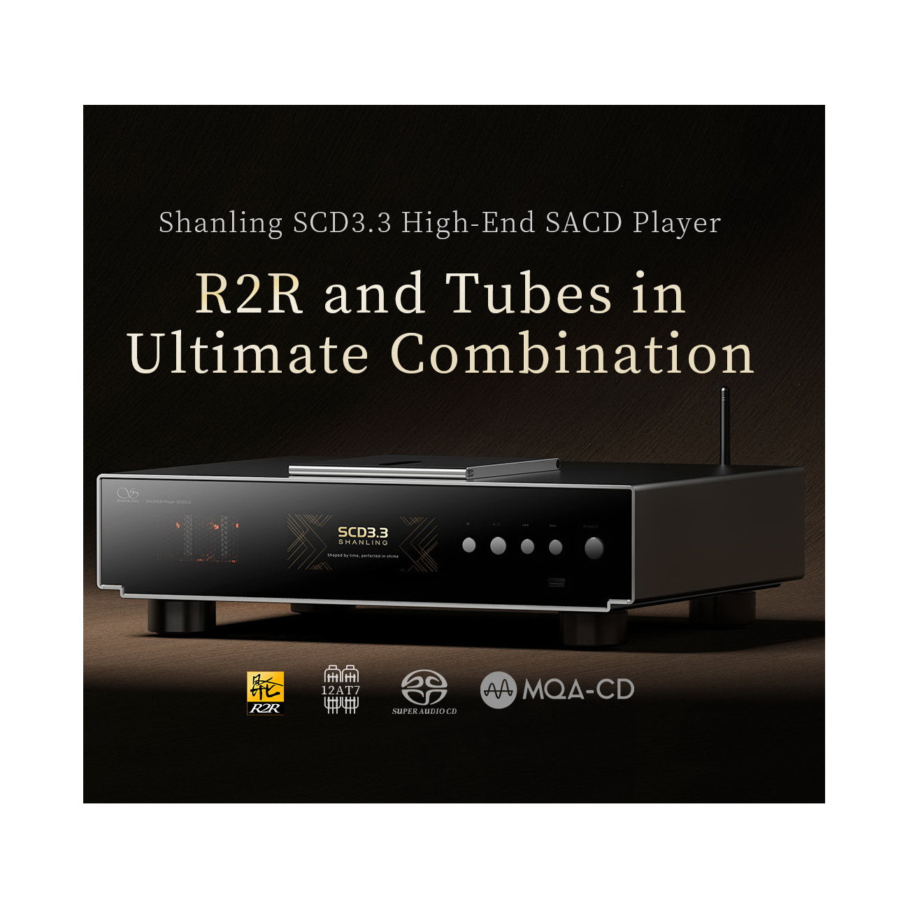 SHANLING SCD3.3 High-End SACD Player Silver NEW