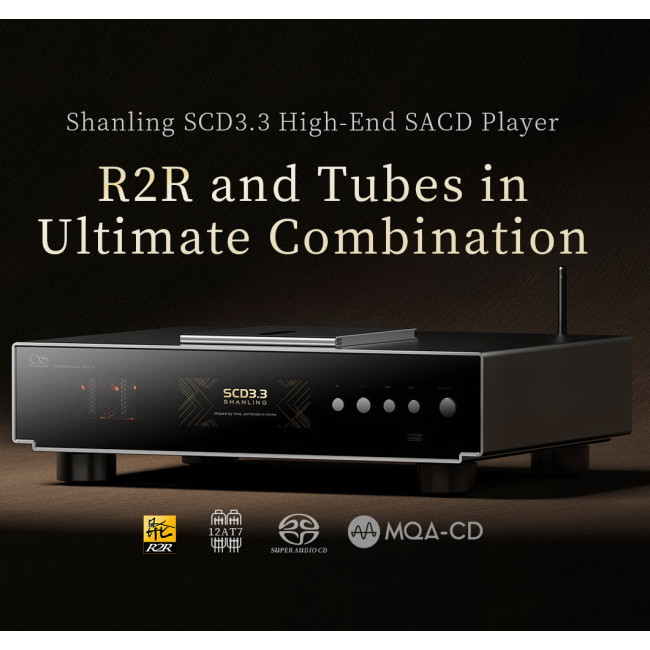 SHANLING SCD3.3 High-End SACD Player Silver NEW