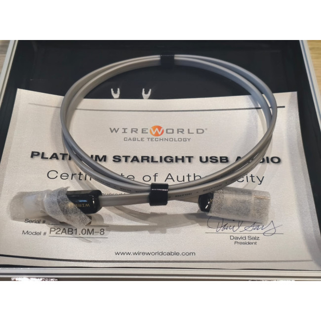 WIREWORLD USA Platinum Starlight® 8 USB 2.0 A-B 1m