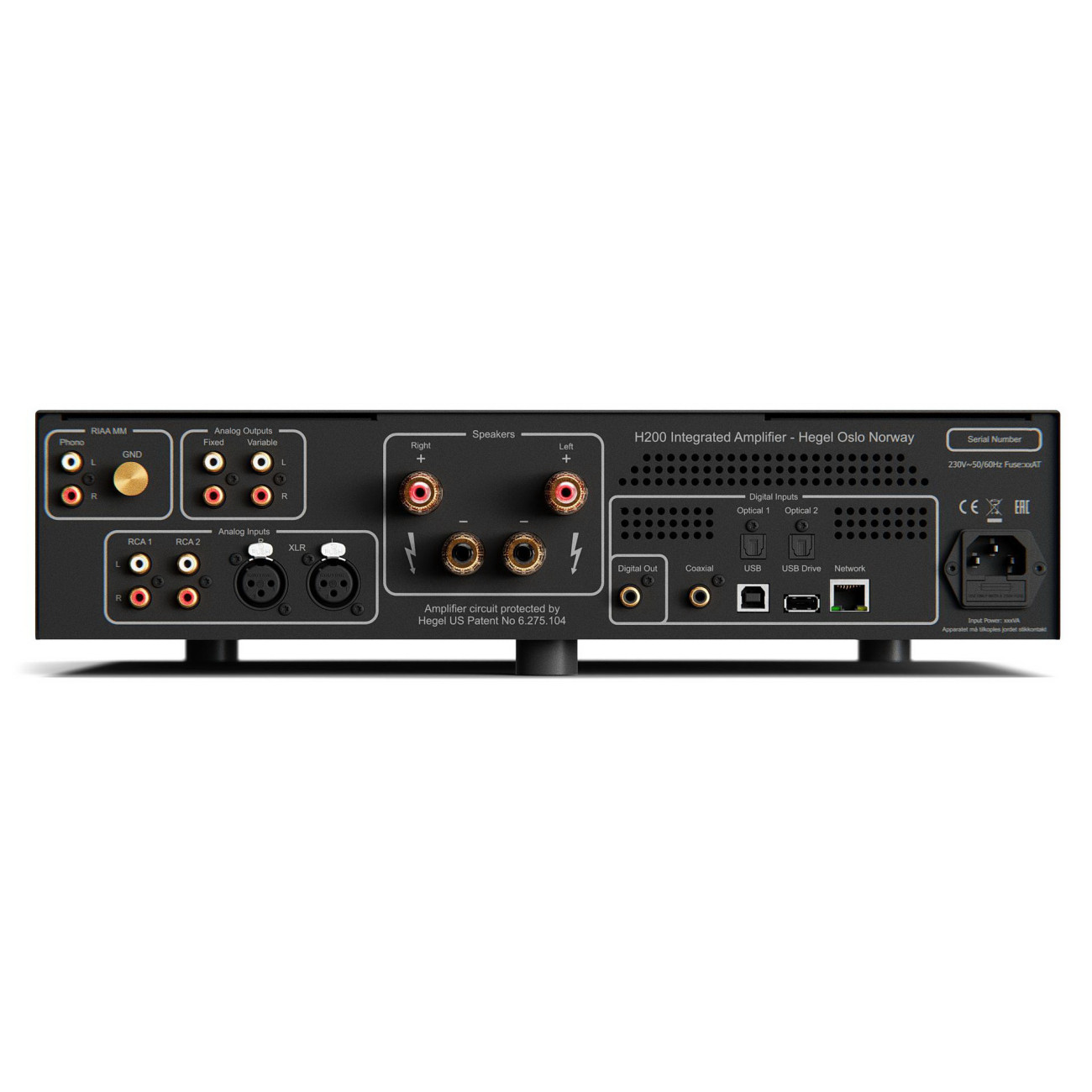 Hegel H200 Integrated Streaming Amplifier* (*UPON ORDER)