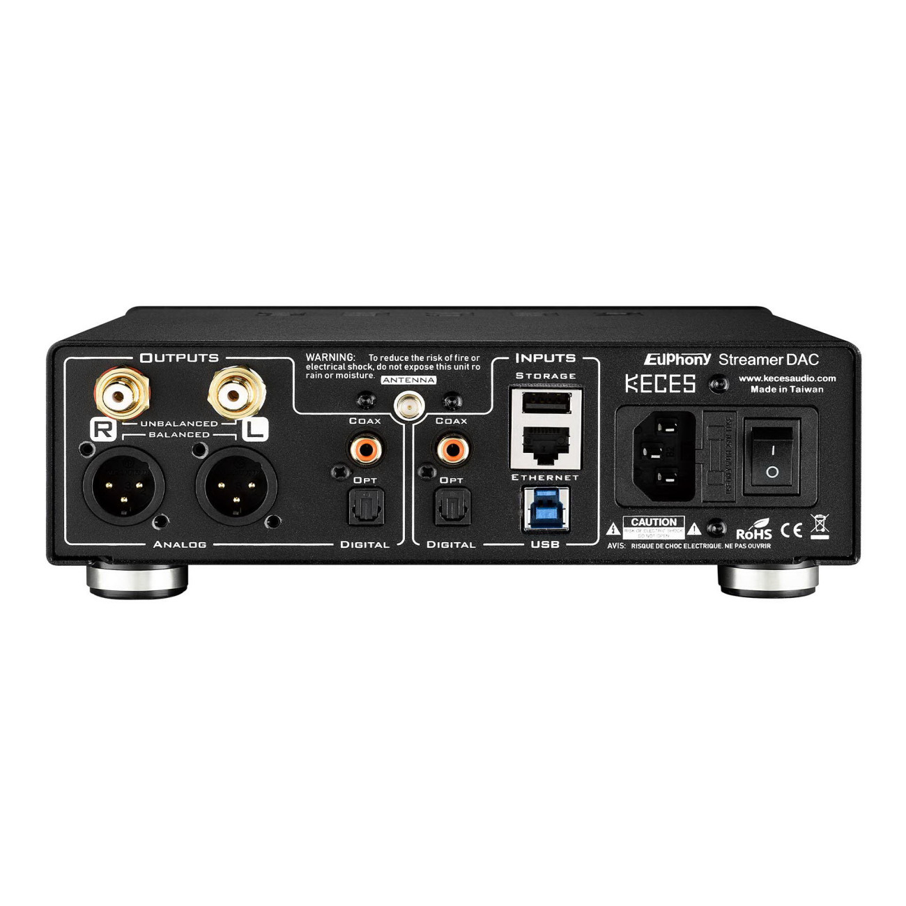 Euphony Balanced Discrete DAC with Network Streaming