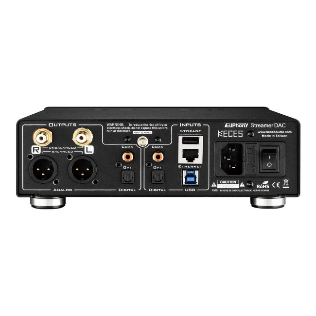 Euphony Balanced Discrete DAC with Network Streaming