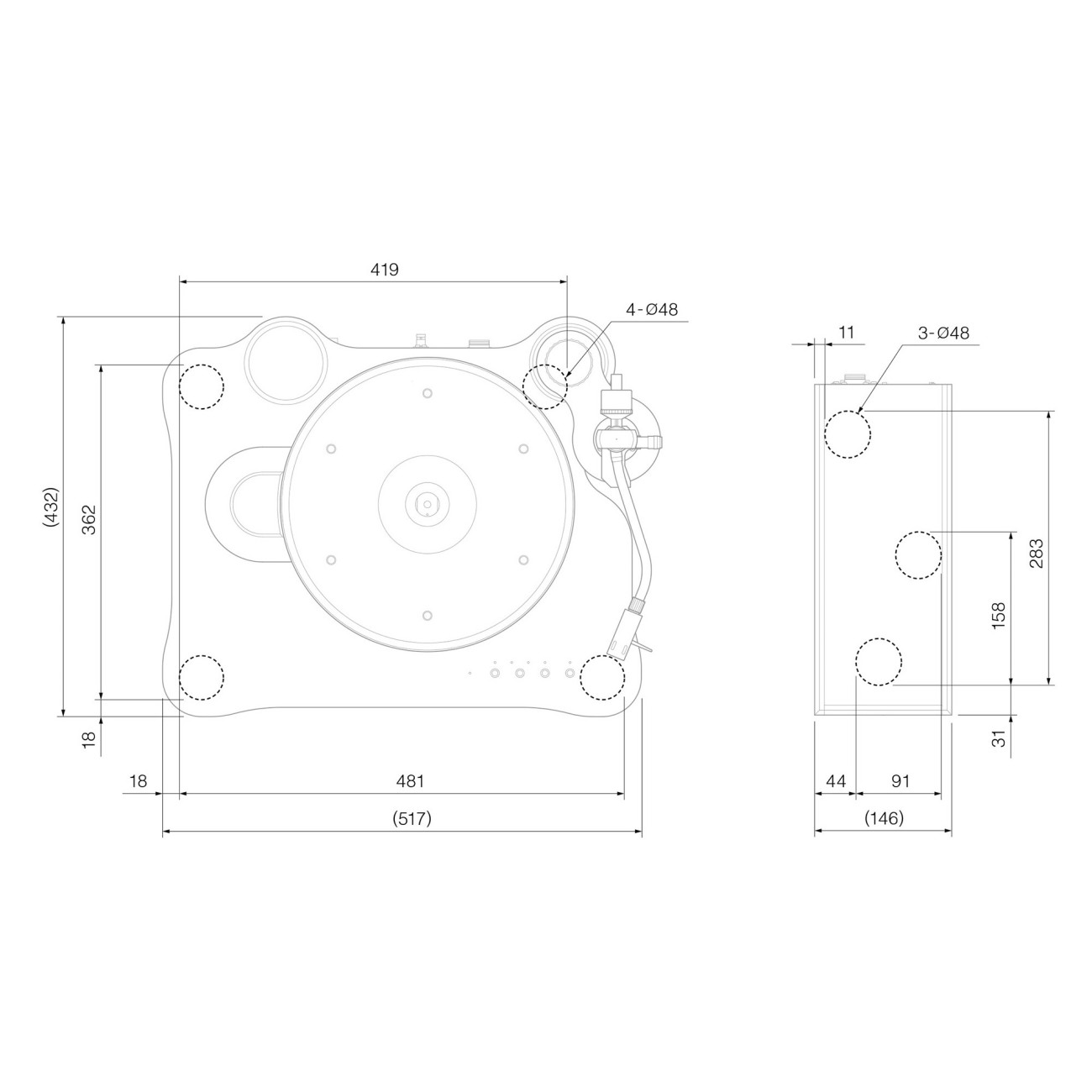 T-01 Analogue Turntable