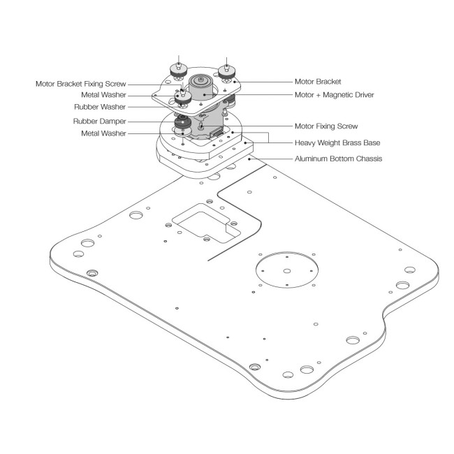 T-01 AL Analogue Turntable without Tonearm