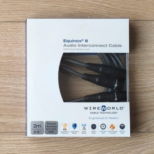 WIREWORLD USA Equinox 8 XLR 2m NEW-IN-BOX