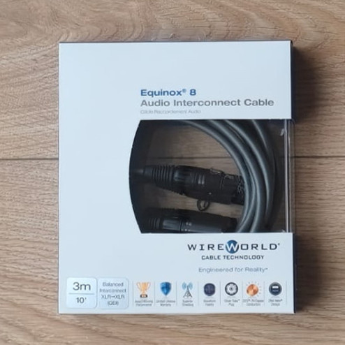 WIREWORLD USA Equinox 8 XLR 3m NEW-IN-BOX