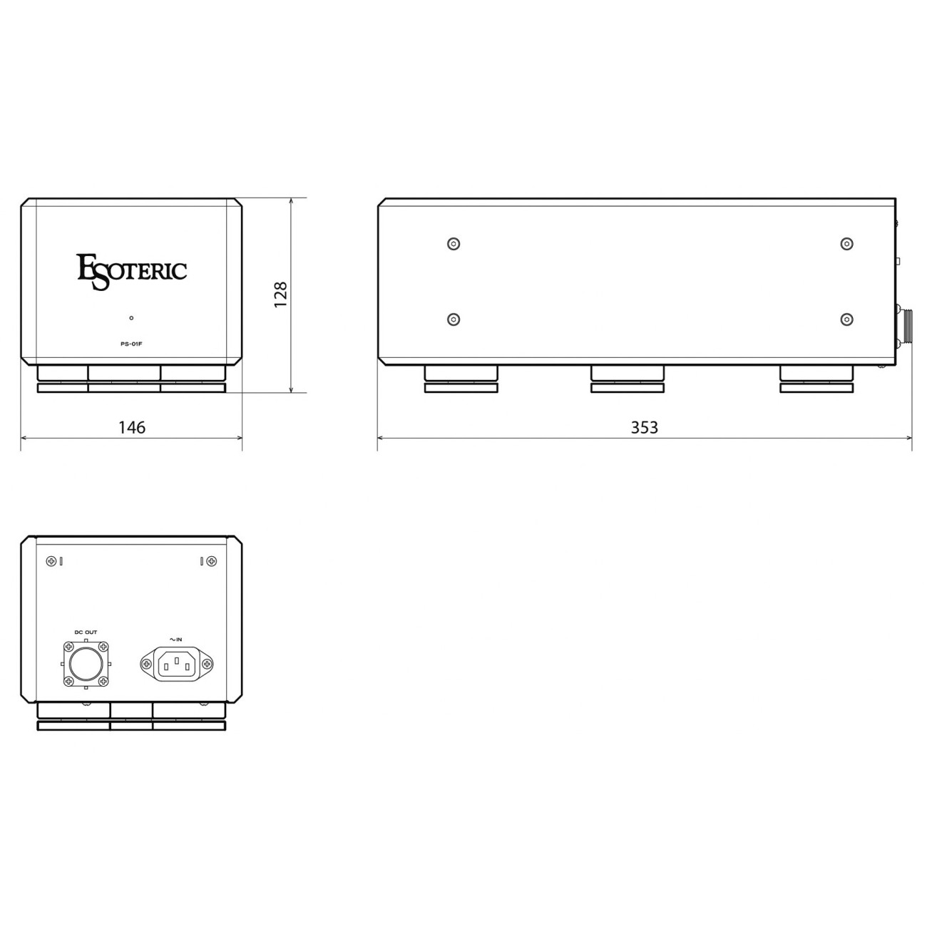 PS-01F Black Edition External Power Supply