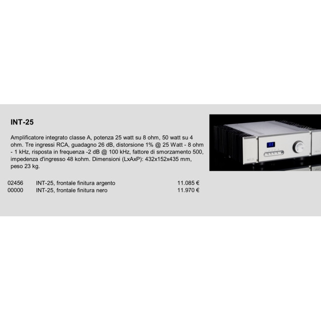 PASS LABS - INT25 - Pre-Owned